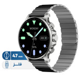 ساعت هوشمند(( استوک)) گلوریمی مدل M2 MAX LTD دارای قابلیت های کنترل موسیقی (Music Player)، قابلیت مکالمه از طریق بلوتوث، قابلیت تغییر طرح ساعت یا تم، صفحه همیشه روشن (Always-on Display) بند سیلیکون