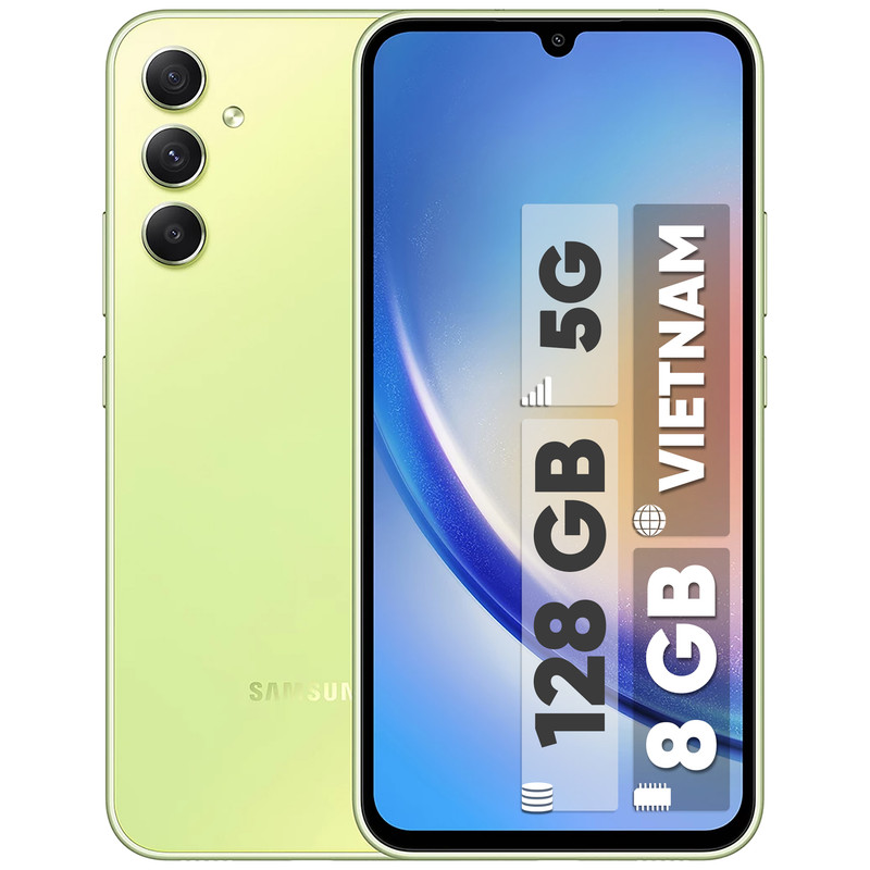 گوشی موبایل سامسونگ ((استوک -درحد نو)) مدل Galaxy A34 5G دو سیم کارت ظرفیت 128 گیگابایت و رم 6 گیگابایت - ویتنام